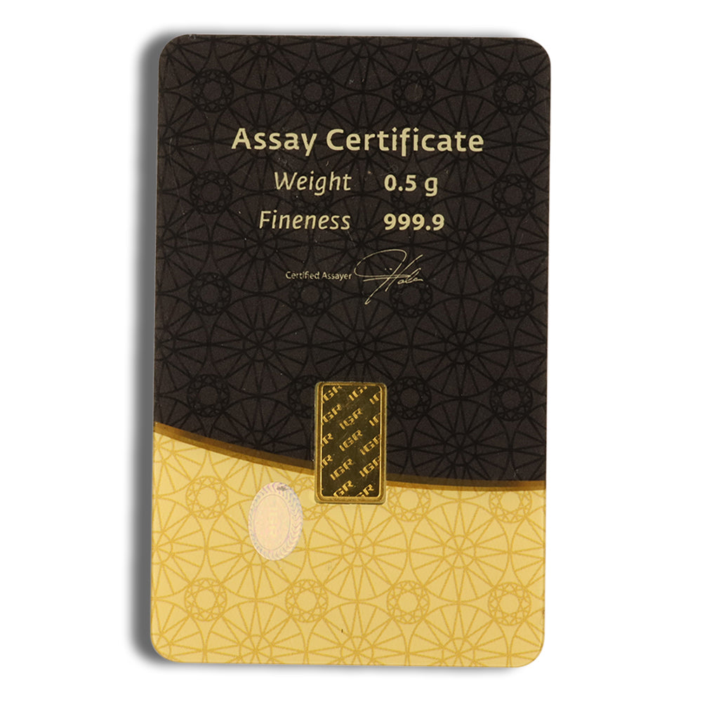 1/2 gram Gold Bar - Brand Varies