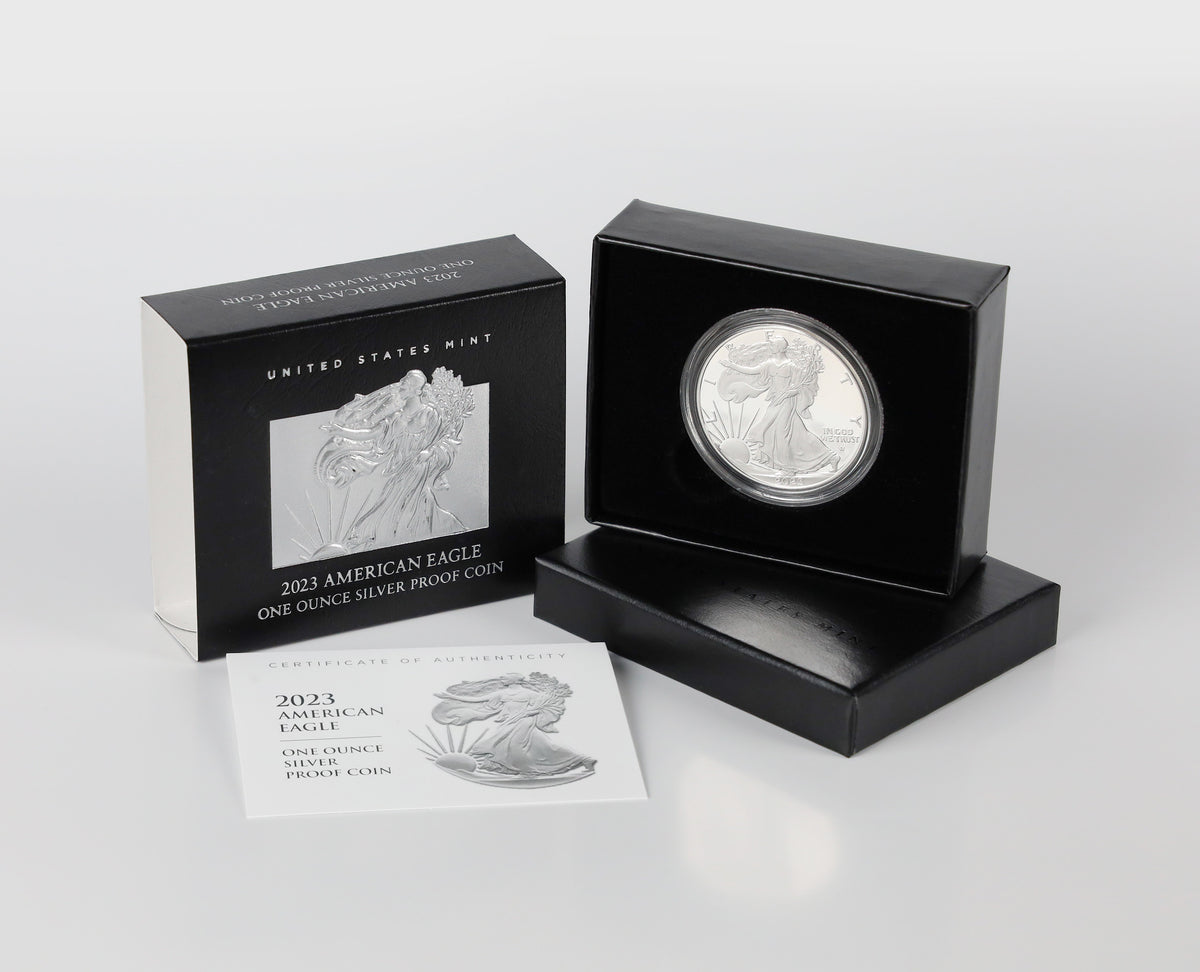 2023-W Proof Silver Eagle with Box & COA