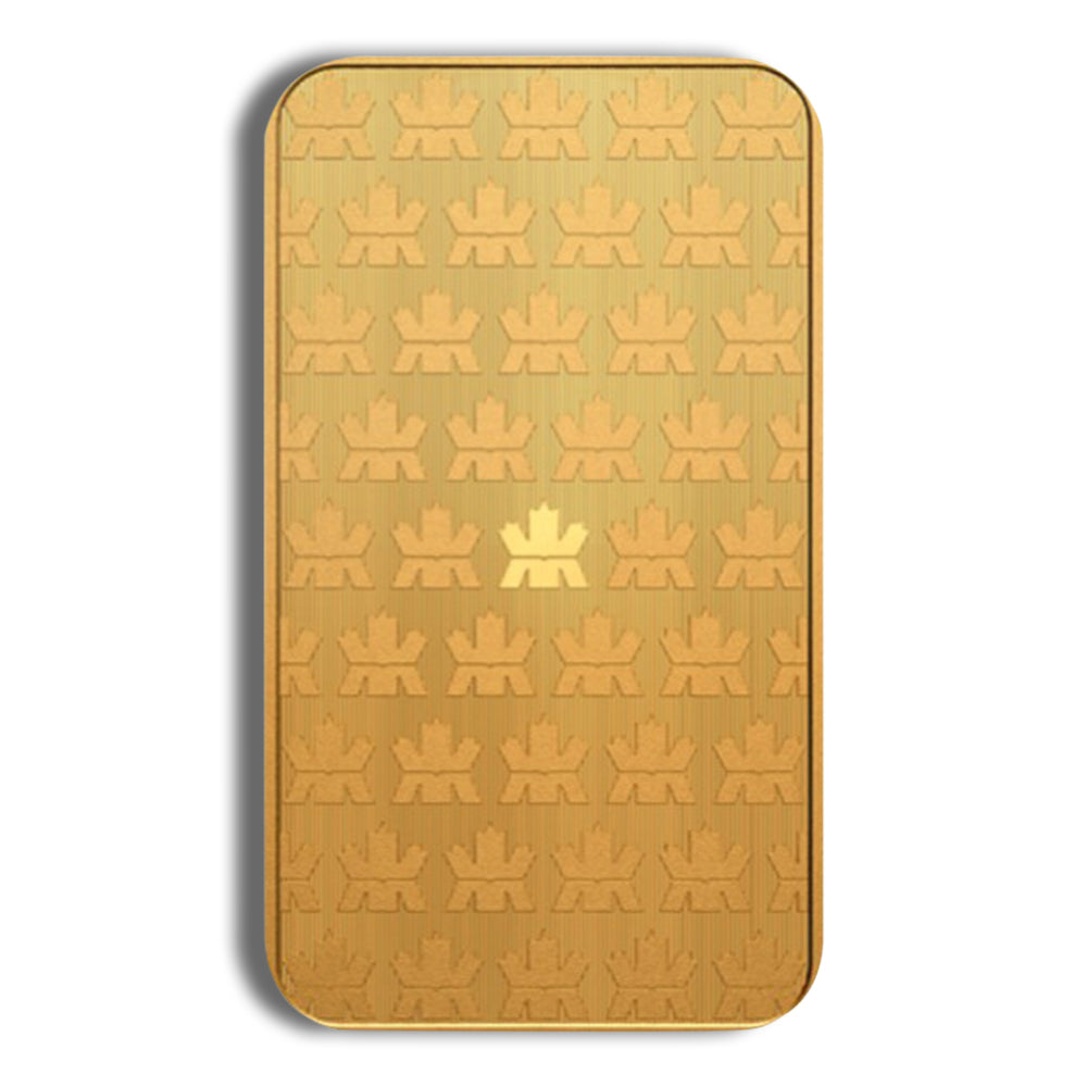 1 oz Gold Bar - Royal Canadian Mint - RCM (Carded)