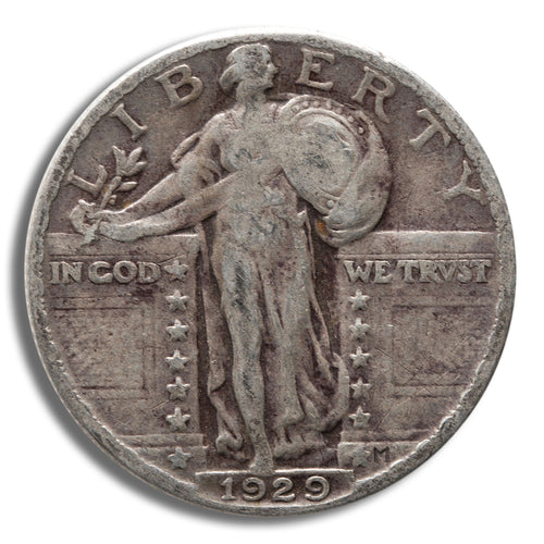 $1 FV 90% Silver Standing Liberty Quarters - Full Date