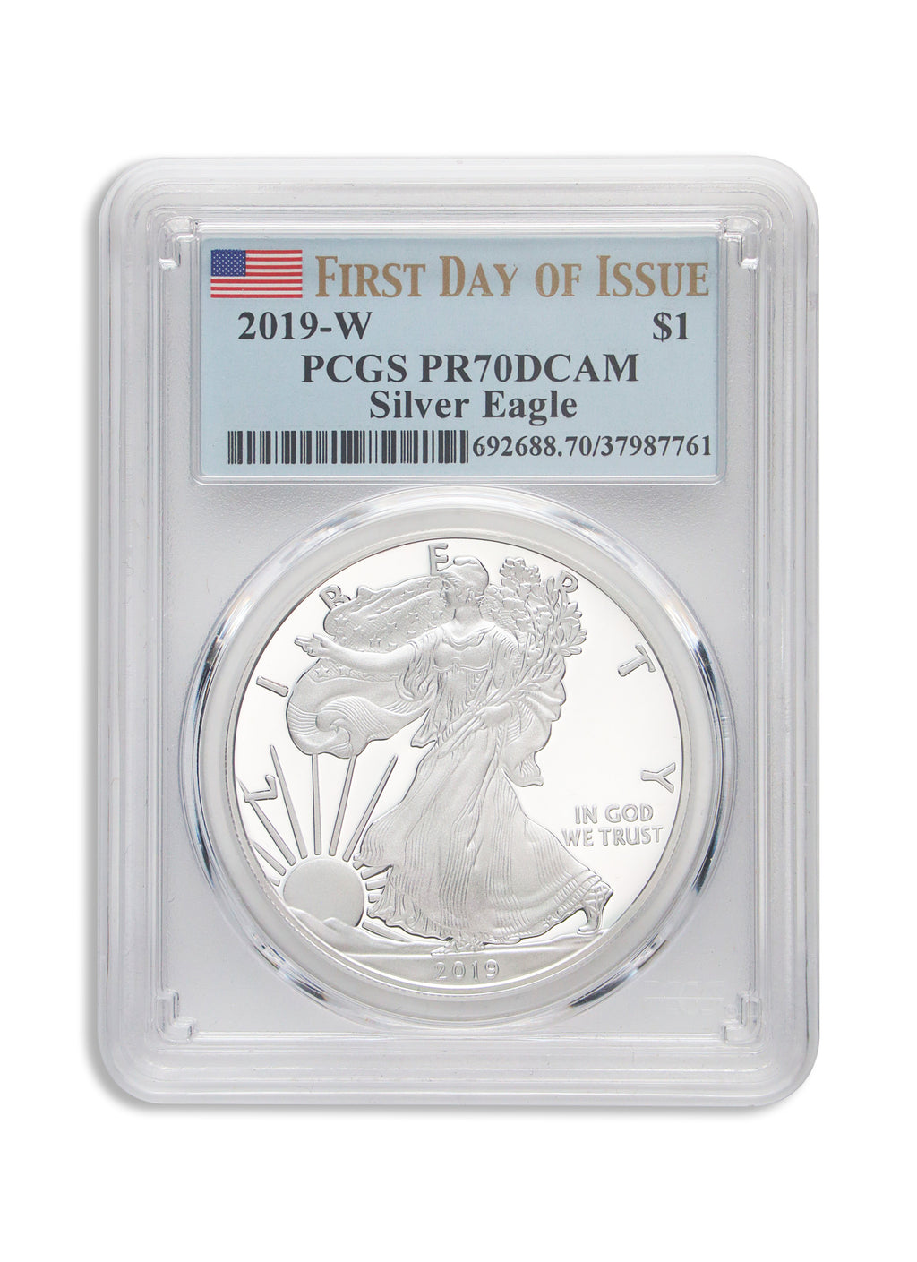 2019-W Proof Silver Eagle PCGS PR70 First Strike