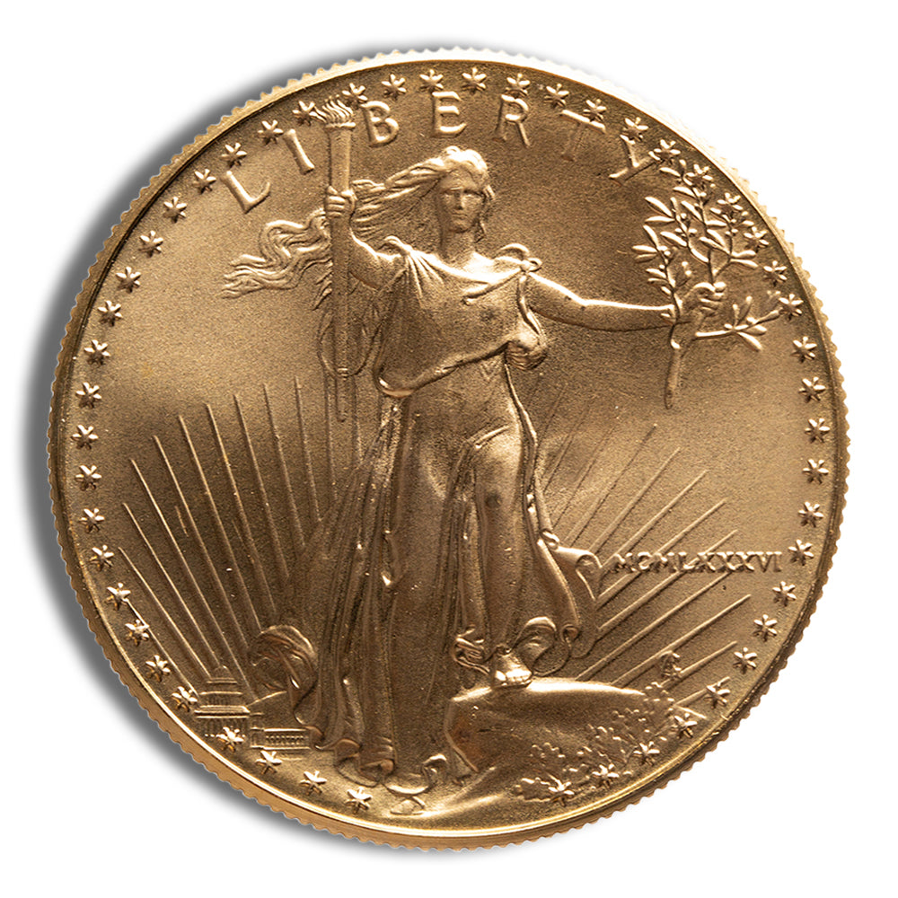 1986 1 oz Gold Eagle - BU (MCMLXXXVI)