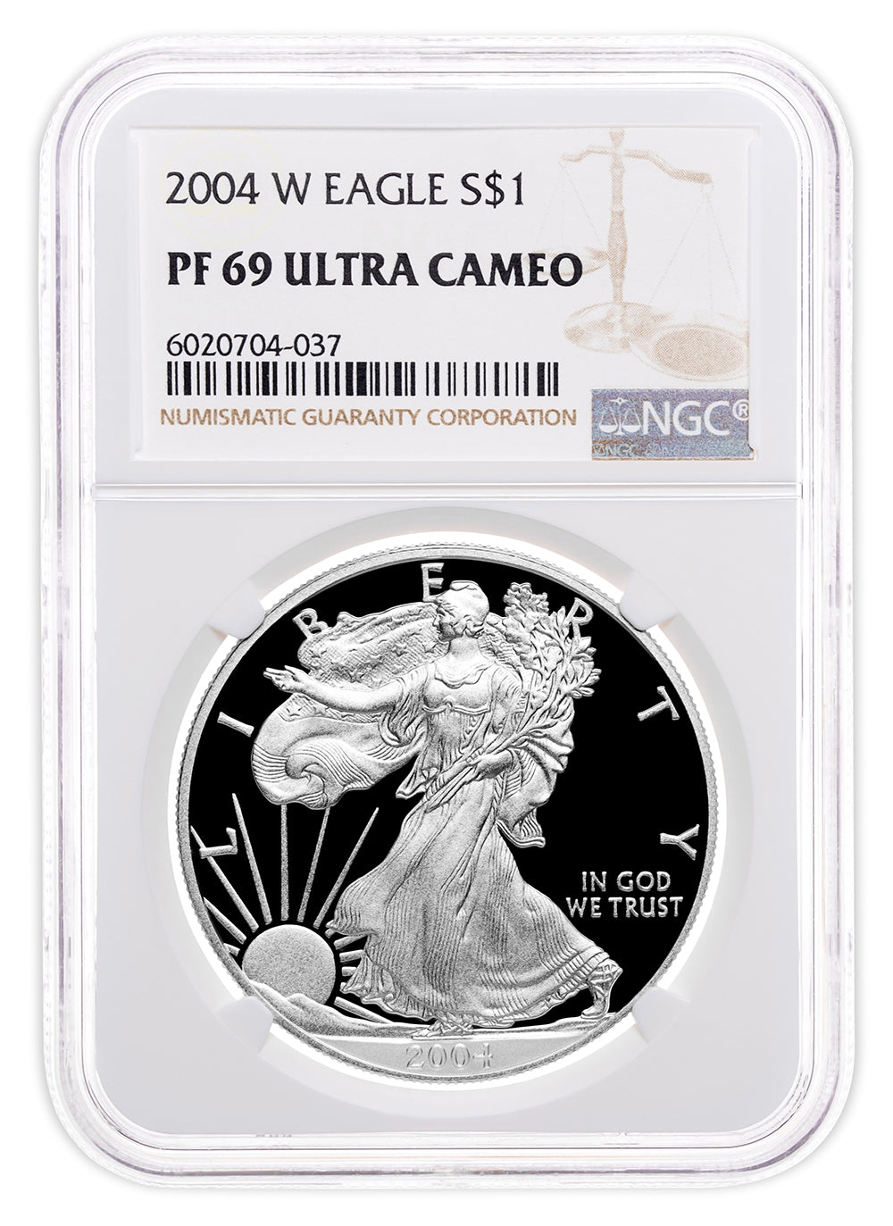 2004-W Proof Silver Eagle NGC PF69