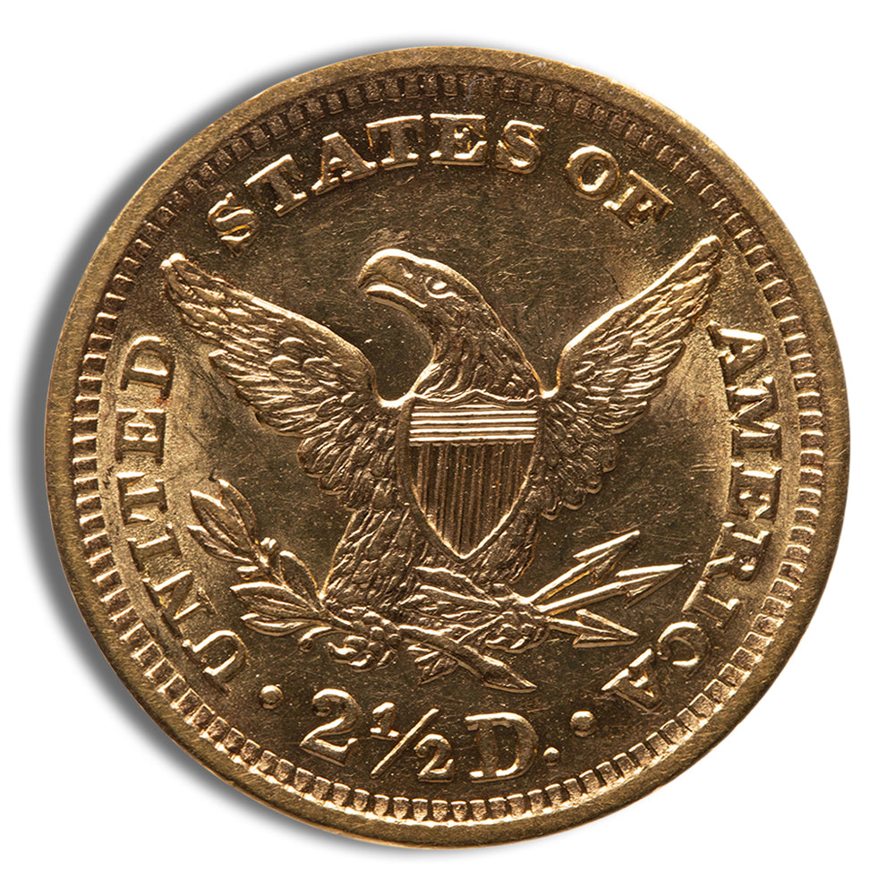 $2.5 Gold Liberty Quarter Eagle - AU