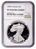 1994-P Proof Silver Eagle NGC PF70