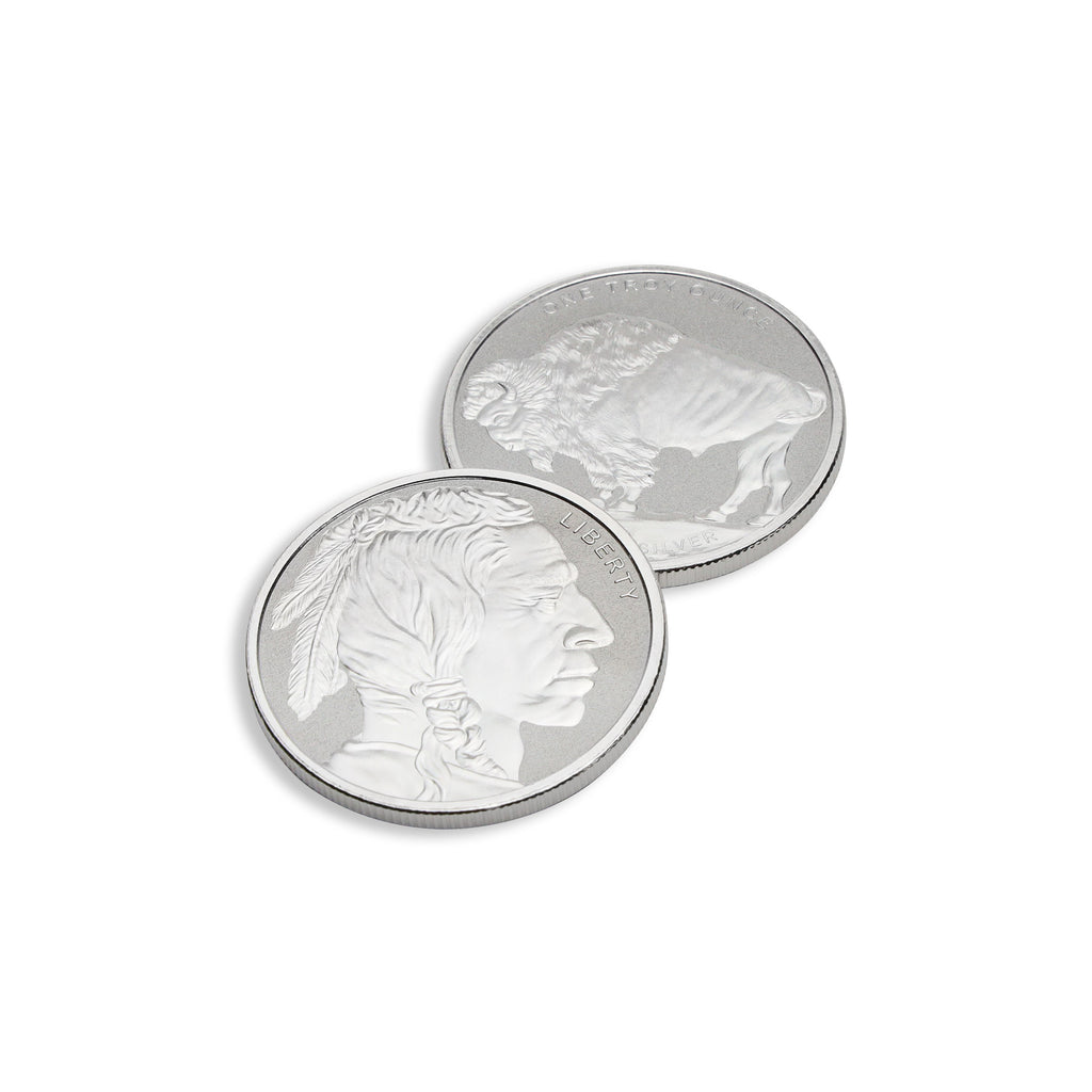 1 oz Silver Round - Buffalo Design .999 - Frontier Mint (New)