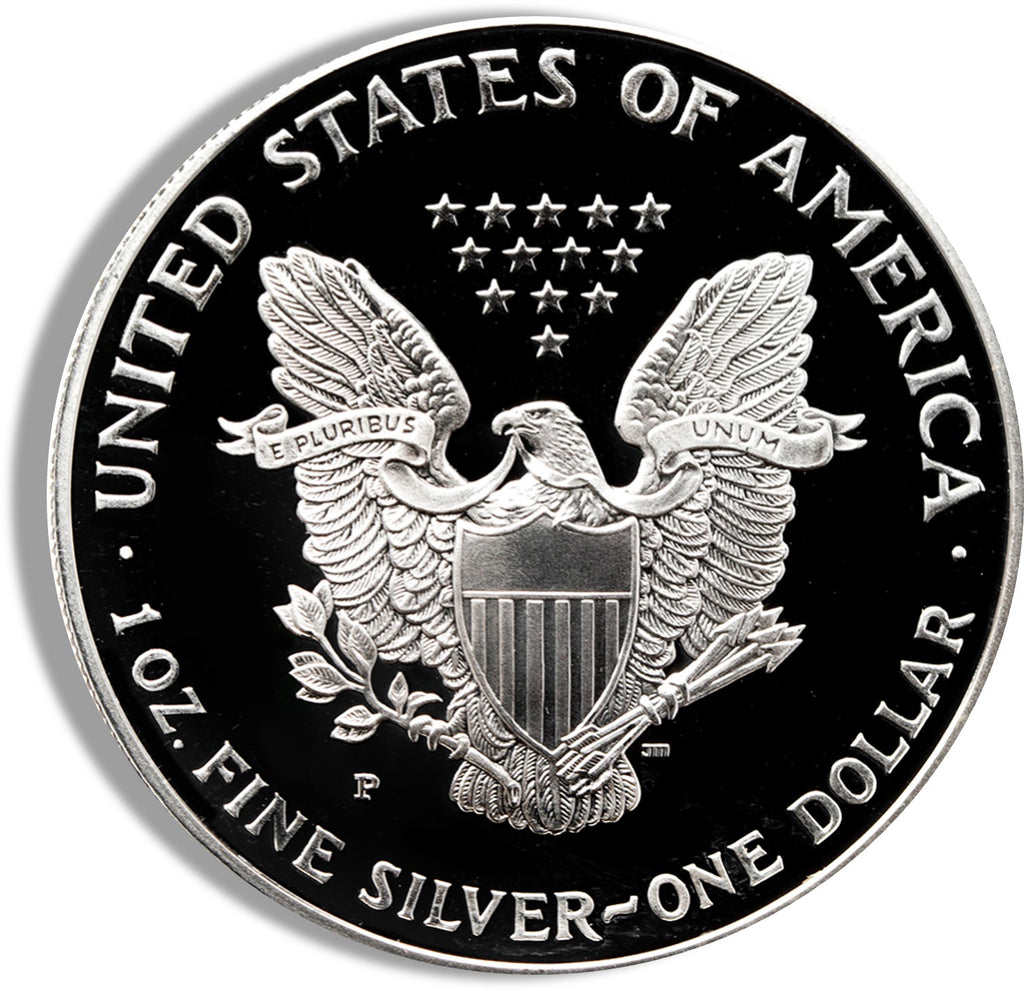 1993-P Proof Silver Eagle with Box & COA
