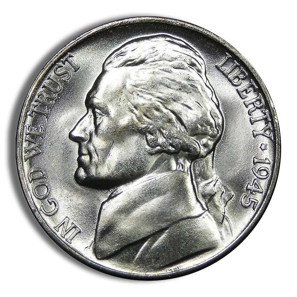 35% Silver War-Time Nickel (1942-1945)