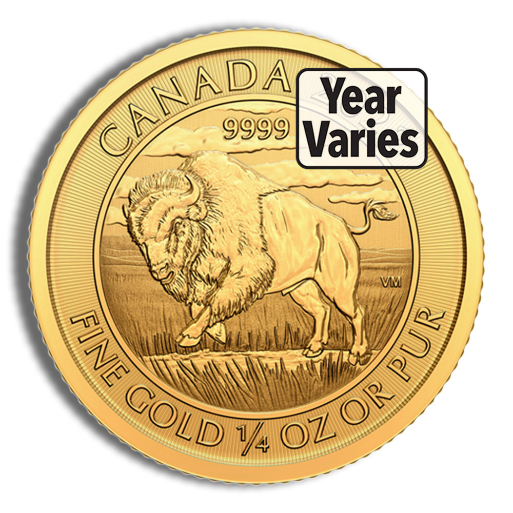 1/4 oz Canadian Gold Coin (Year/Design Varies)