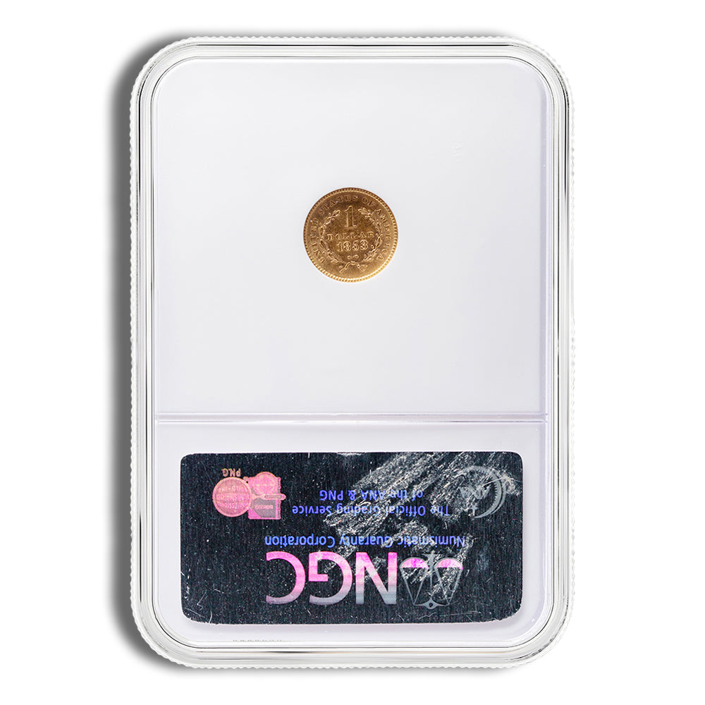 $1 Gold Liberty Type 1 - NGC MS61
