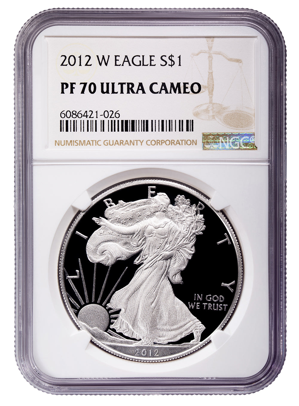 2012-W Proof Silver Eagle NGC PF70