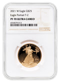 2022-W 1/2 oz Proof Gold Eagle $25 NGC PF70