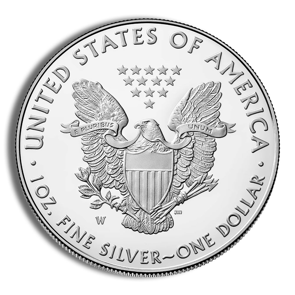 2022-W Proof Silver Eagle with Box & COA