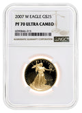 2007-W 1/2 oz Proof Gold Eagle $25 NGC PF70