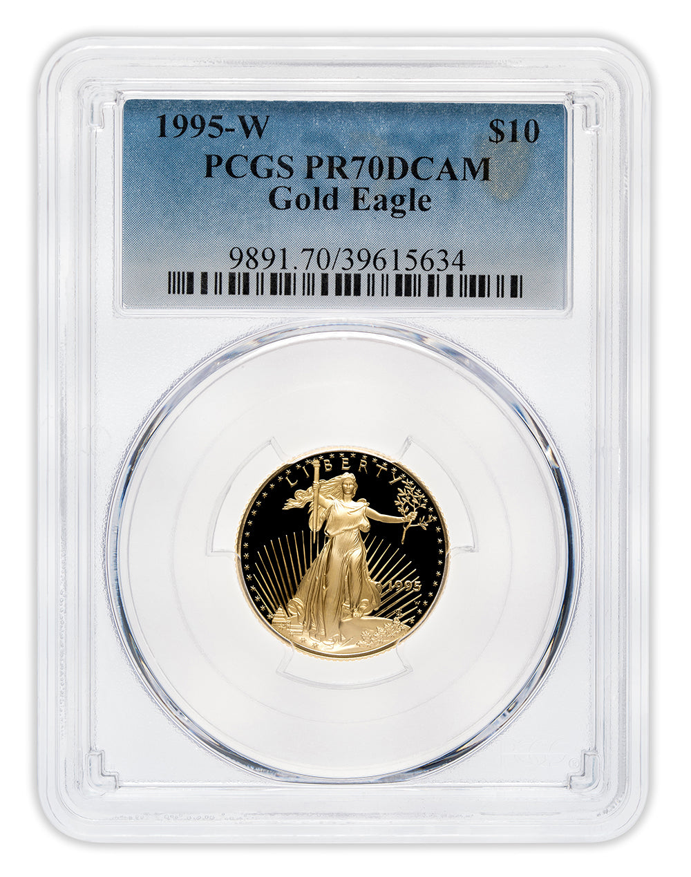 1995-W 1/4 oz Proof Gold Eagle $10 PCGS PR70