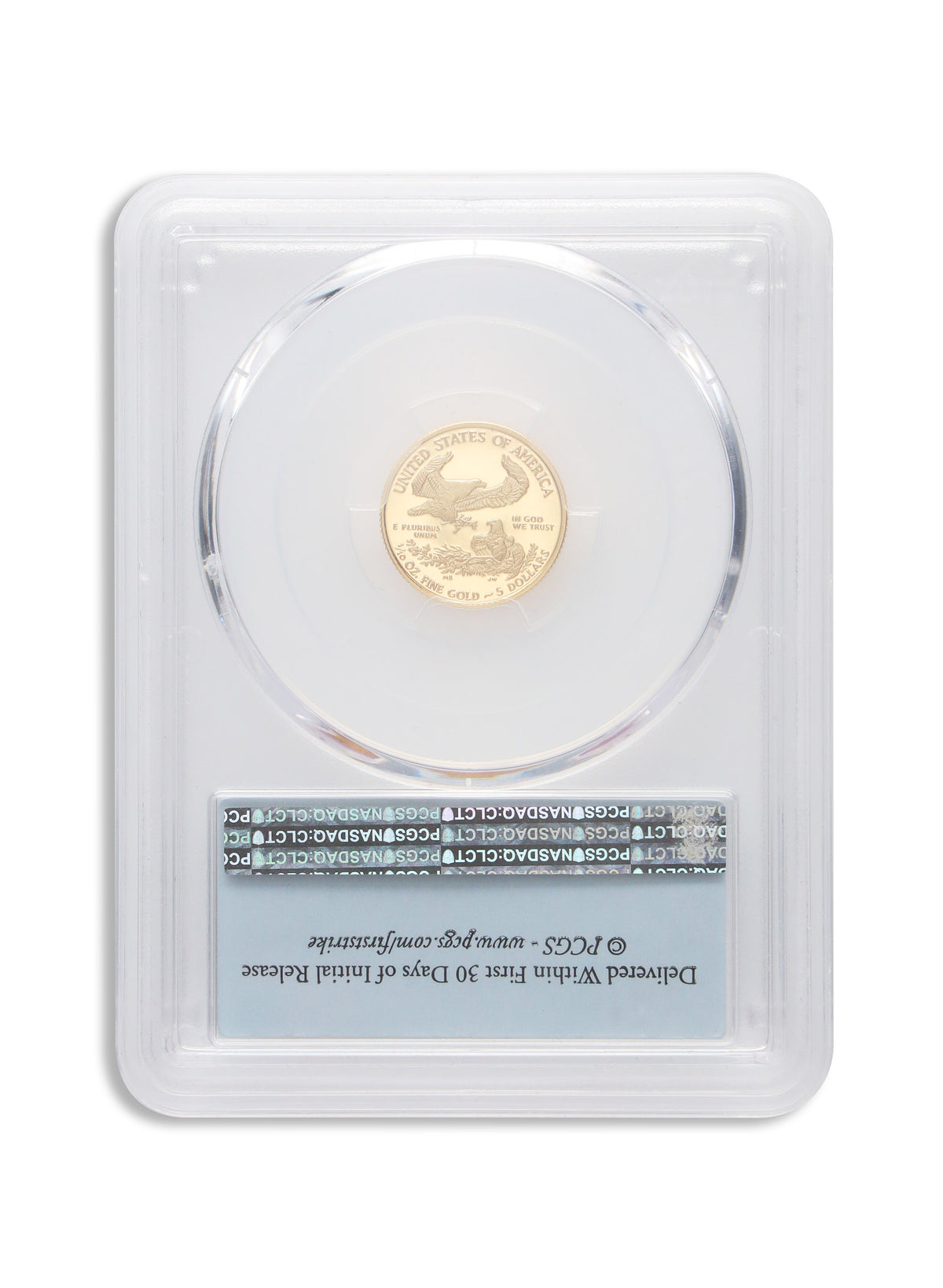 2016-W 1/10 oz Proof Gold Eagle $5 PCGS PR70 FS
