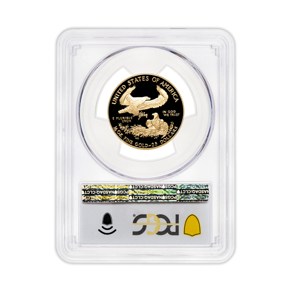 1997-W 1/2 oz Proof Gold Eagle $25 PCGS PR70