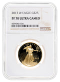 2013-W 1/2 oz Proof Gold Eagle $25 NGC PF70