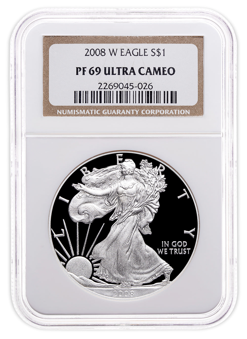2008-W Proof Silver Eagle NGC PF69