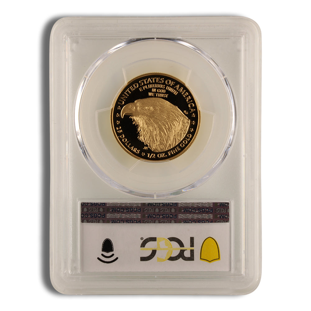 2021-W 1/2 oz Proof Gold Eagle $25 PCGS PR70 - Type 2