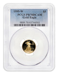 1995-W 1/10 oz Proof Gold Eagle $5 PCGS PR70