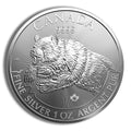 2019 1 oz Canadian Predator Series Grizzly Bear Silver Coin