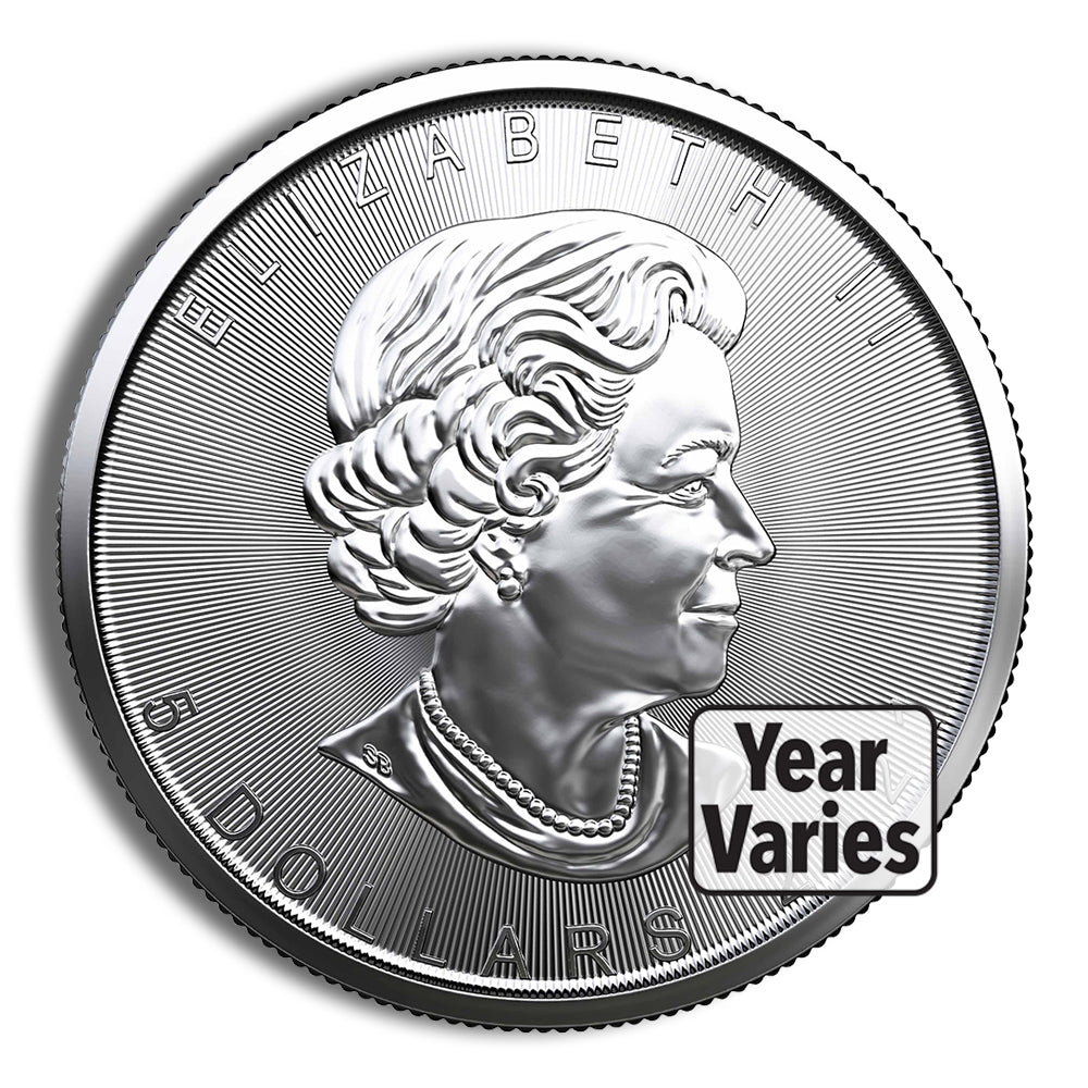 1 oz Canadian Silver Maple Leaf (Year Varies)
