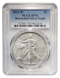 2014-W Burnished Silver Eagle PCGS SP70