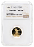 2004-W 1/4 oz Proof Gold Eagle $10 NGC PF70