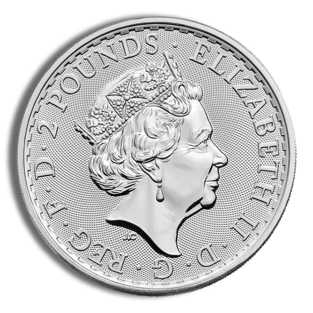 1 oz Great Britain Silver Britannia .999 (Year Varies)