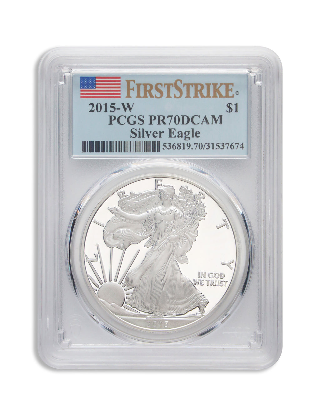 2015-W Proof Silver Eagle PCGS PR70 First Strike