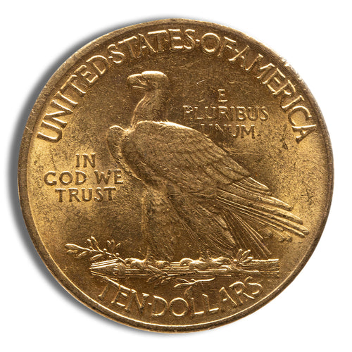 $10 Gold Indian Eagle - BU