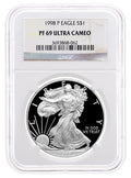 1998-P Proof Silver Eagle NGC PF69