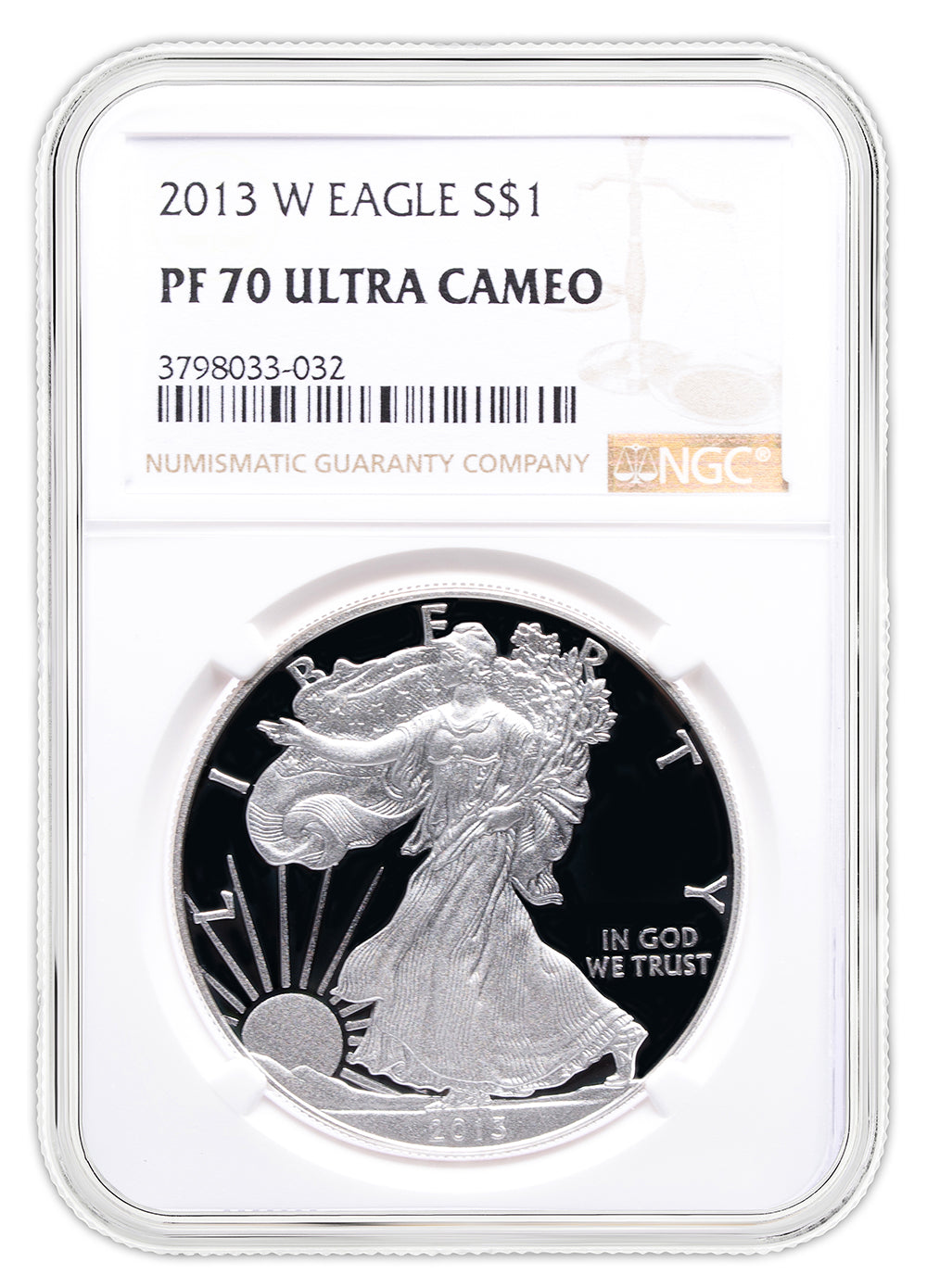 2013-W Proof Silver Eagle NGC PF70