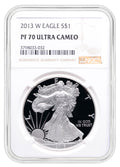 2013-W Proof Silver Eagle NGC PF70