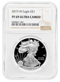 2019-W Proof Silver Eagle NGC PF69