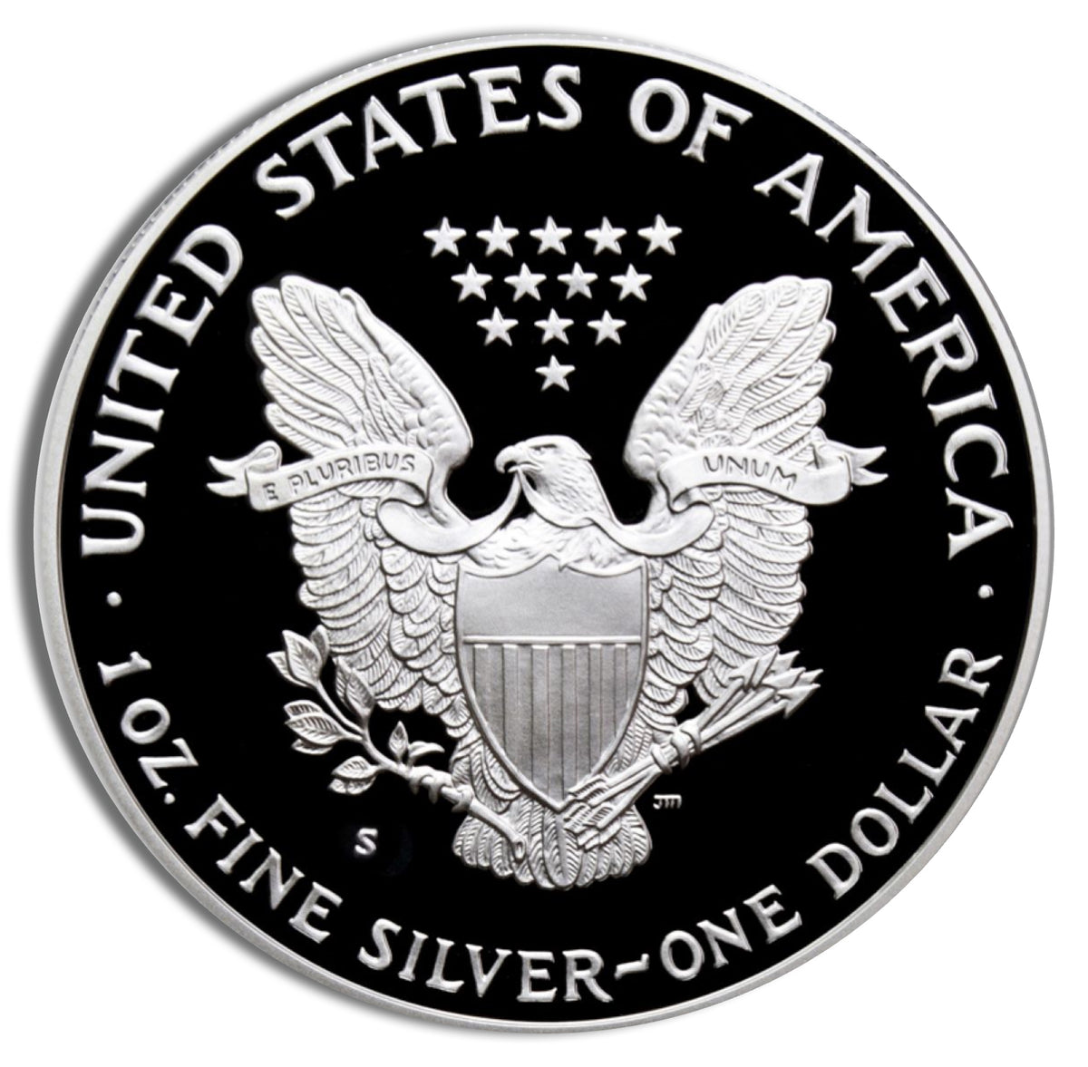 1992-S Proof Silver Eagle with Box & COA