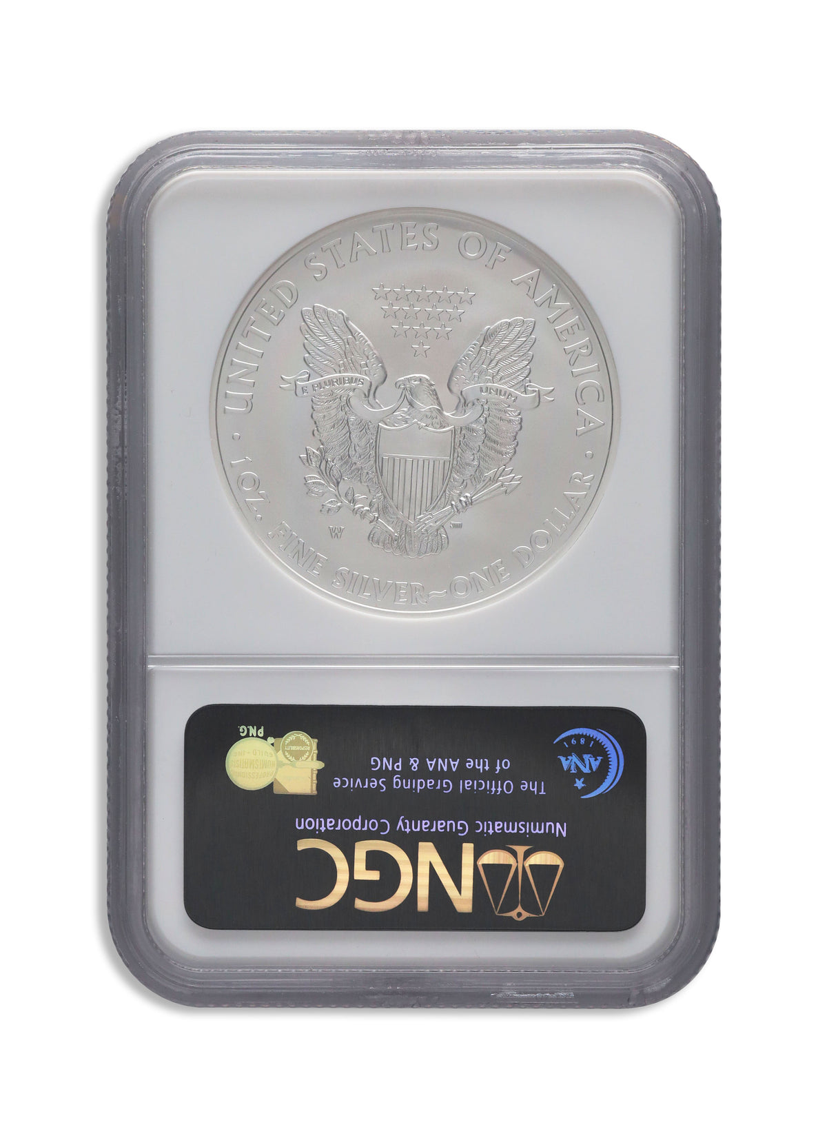 2008-W Burnished Silver Eagle NGC MS70 ER