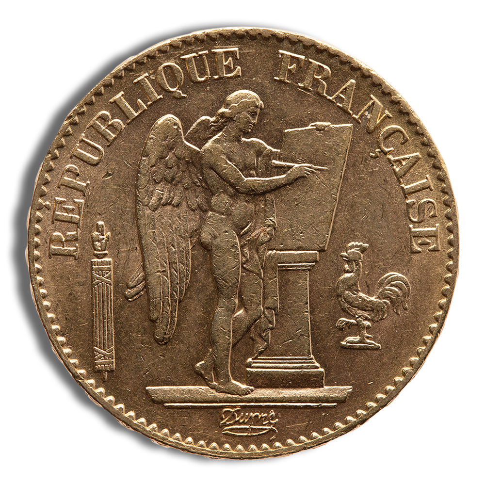 France Gold 20 Francs - Lucky Angel (1871-1898)