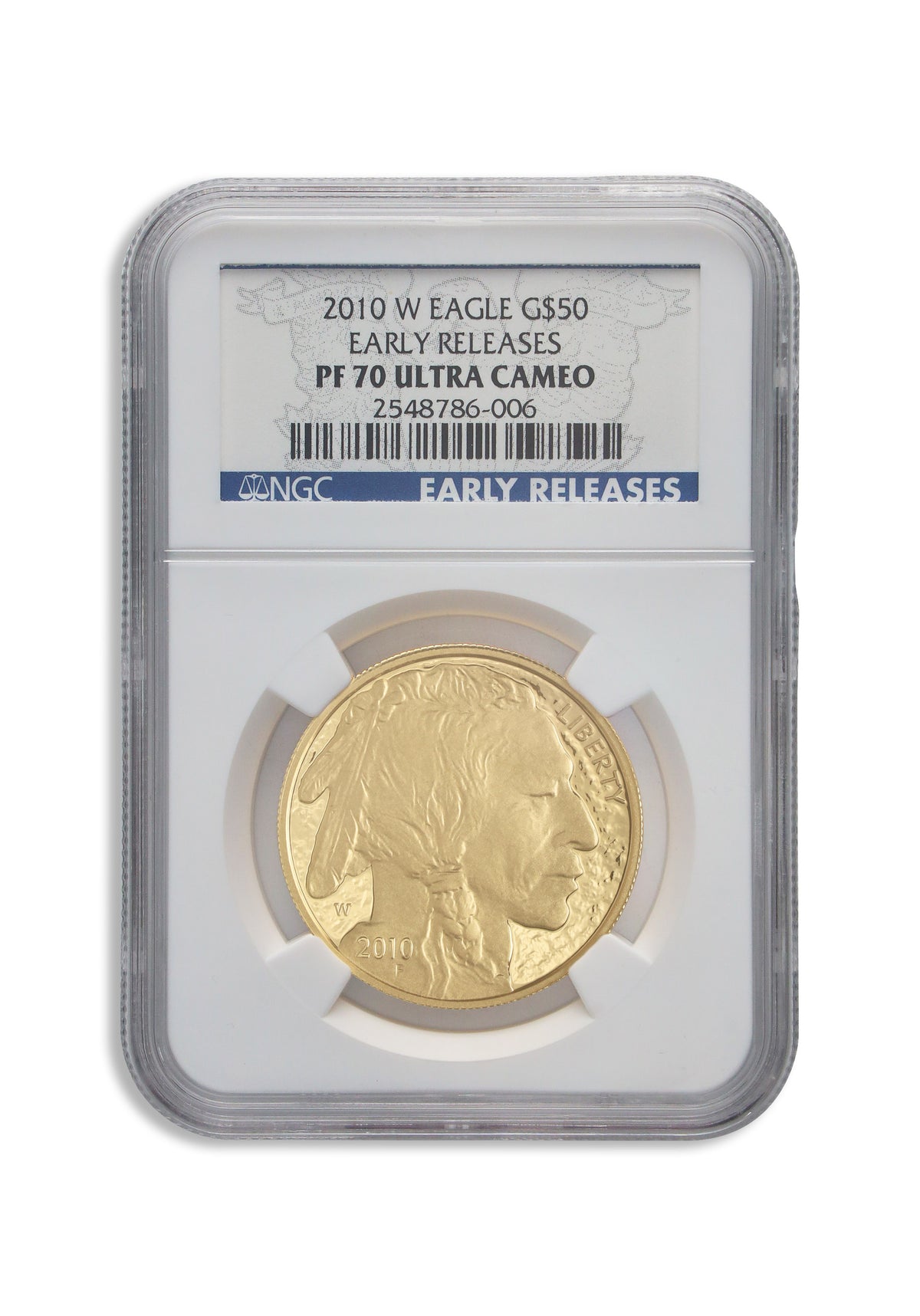 2010-W $50 Proof Gold Buffalo NGC PF70 Early Releases