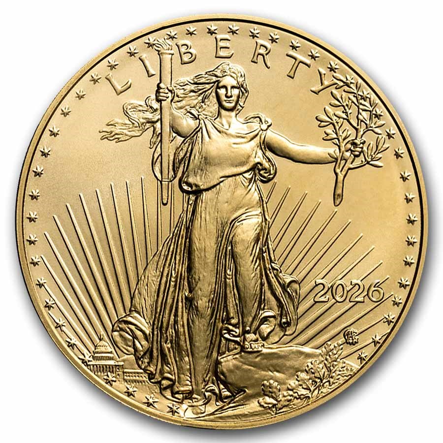 2026 1 oz Gold Eagle - BU