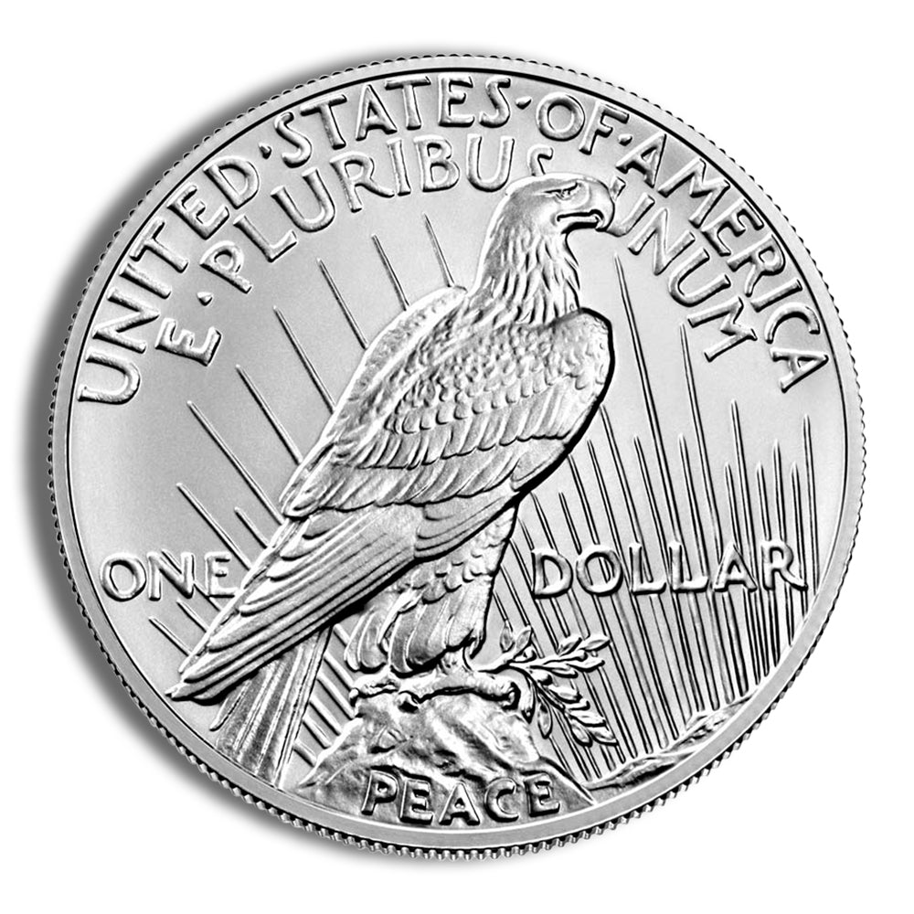 2021-P Peace Silver Dollar w/Box & COA