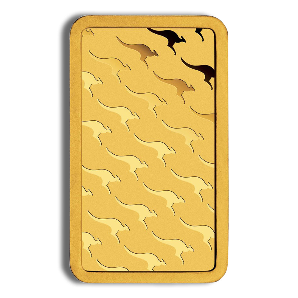 1 oz Gold Bar - Perth Mint (Black Card)