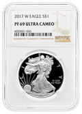 2017-W Proof Silver Eagle NGC PF69