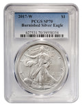 2017-W Burnished Silver Eagle PCGS SP70