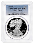 1989-S Proof Silver Eagle PCGS PR70