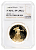1996-W 1 oz Proof Gold Eagle $50 NGC PF70