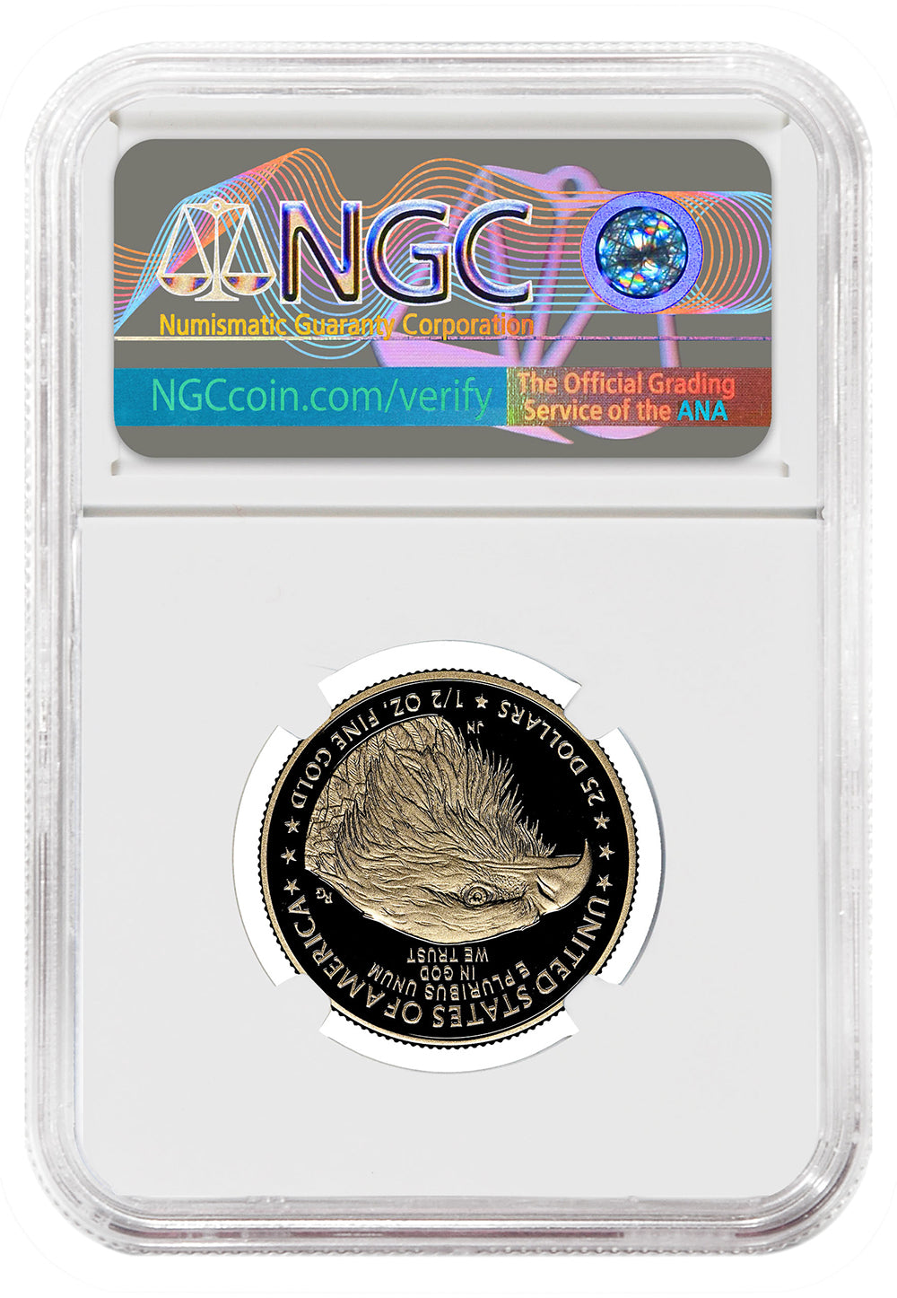 2021-W 1/2 oz Proof Gold Eagle $25 NGC PF70 - Type 2