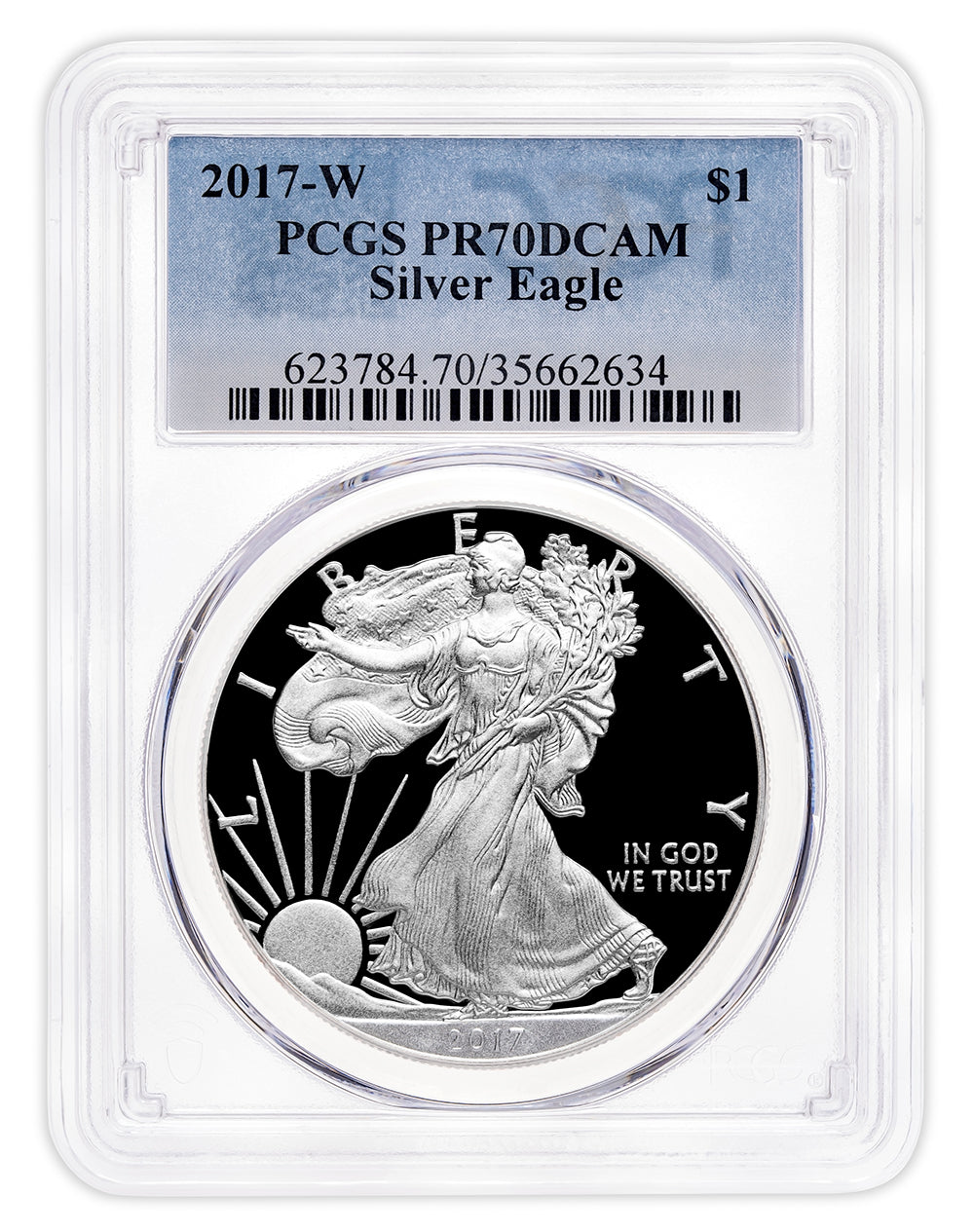 2017-W Proof Silver Eagle PCGS PR70