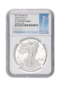 2021-W Proof Silver Eagle NGC PF70 FDOI - Type 2